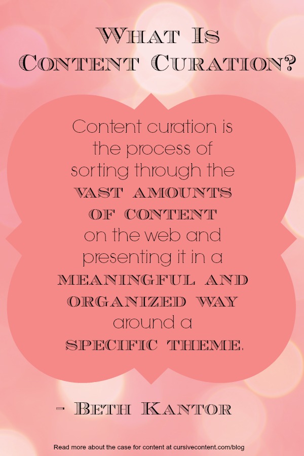 What Is Content Curation