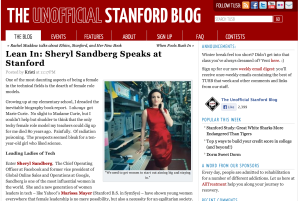 Unofficial Stanford Blog Content Marketing