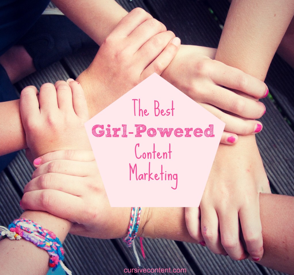 best girl powered content marketing cursive content