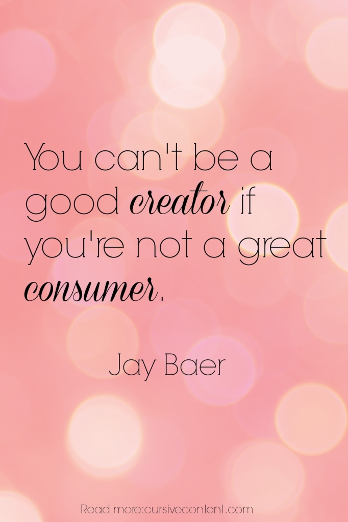 jay baer content marketing quote cursive