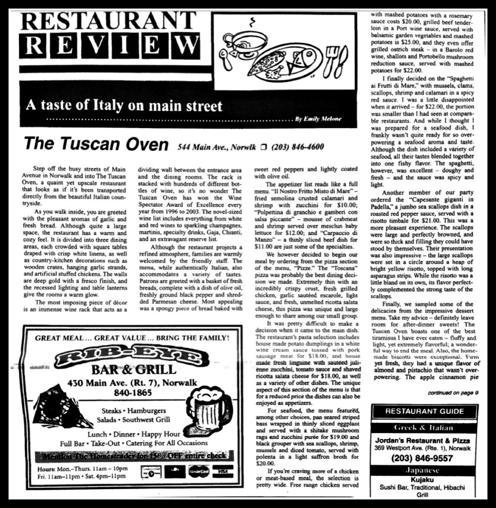 emily cretella restaurant review