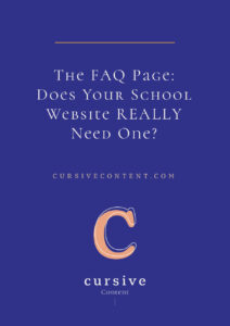 The FAQ Page: Does Your School Website REALLY Need One?