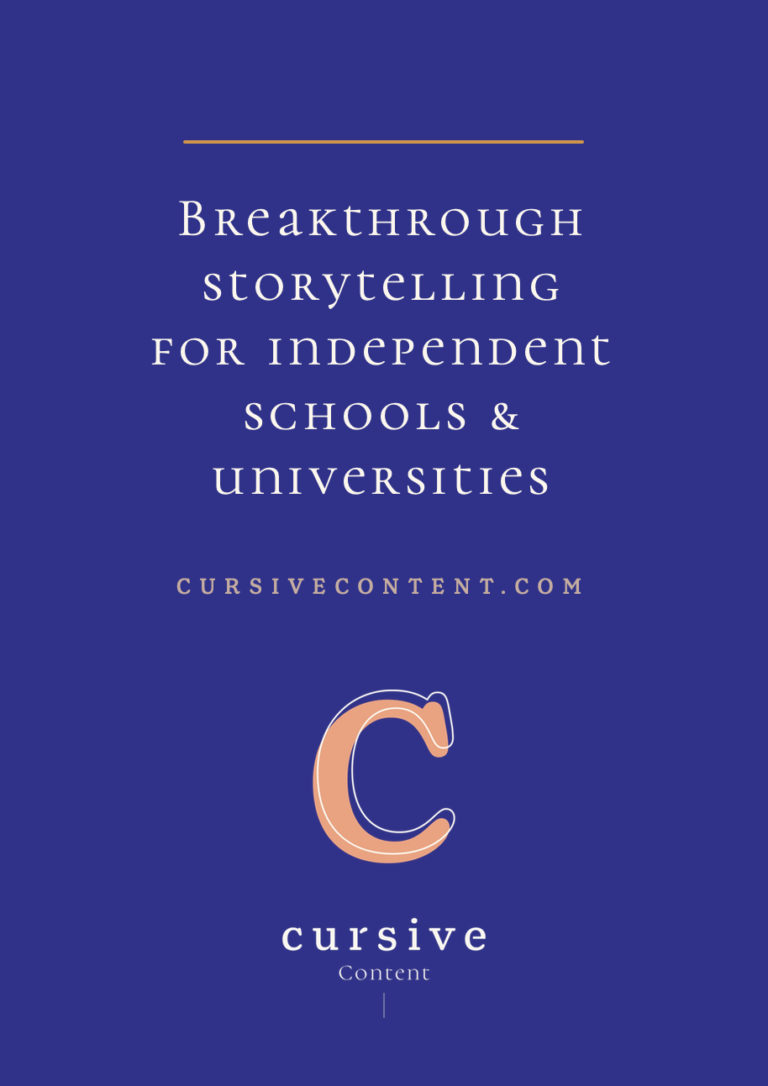 Cursive Content – Breakthrough School Storytelling | Cursive Content